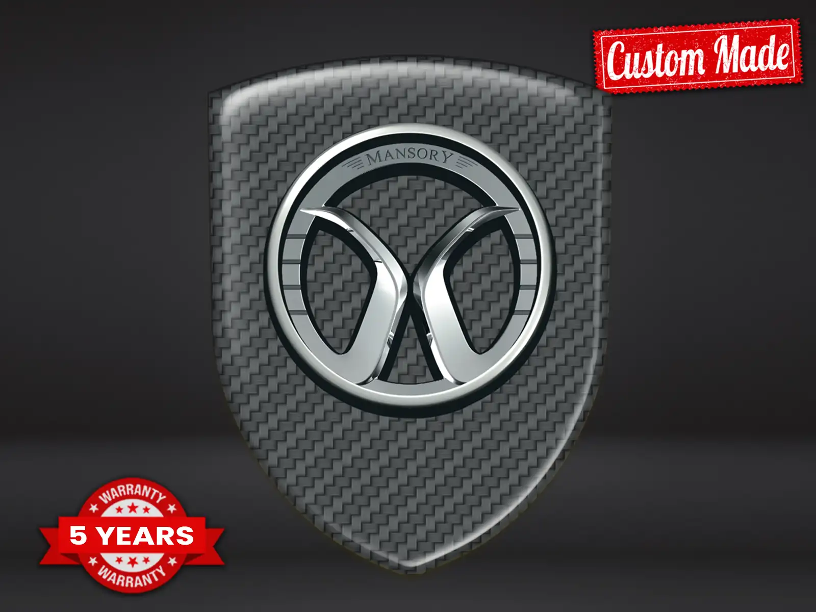 Mansory Autocollants Logo Vinyle Course Qualité Pro